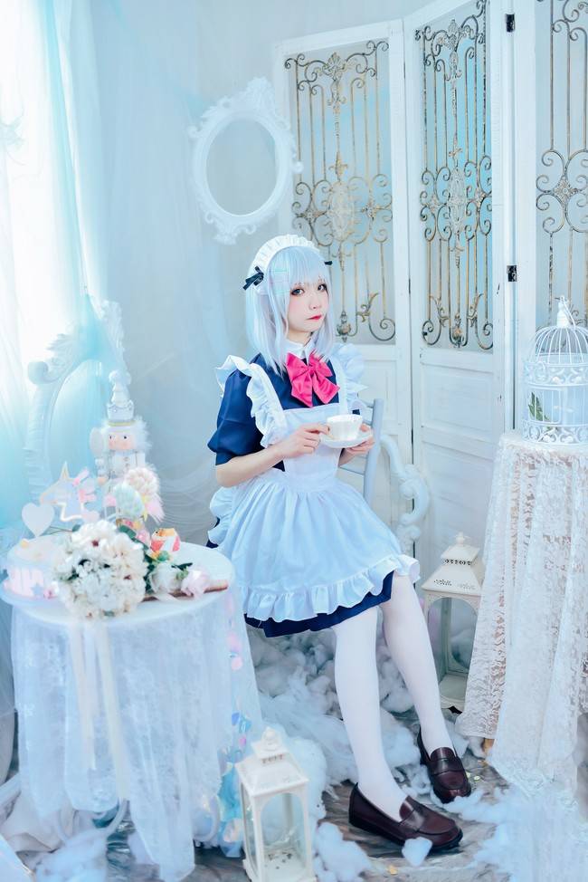 cos约会大作战纯白又乖巧的女仆鸢一折纸