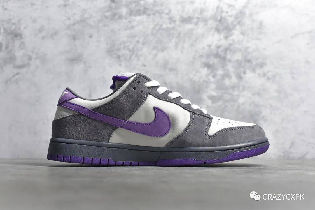 耐克板鞋nikedunksblowpurplepigeon紫色鸽子麂皮绒皮革运动鞋