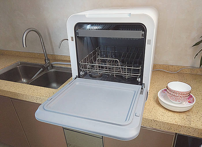 云米免安装台面洗碗机sugara1体验清洁去污健康生活