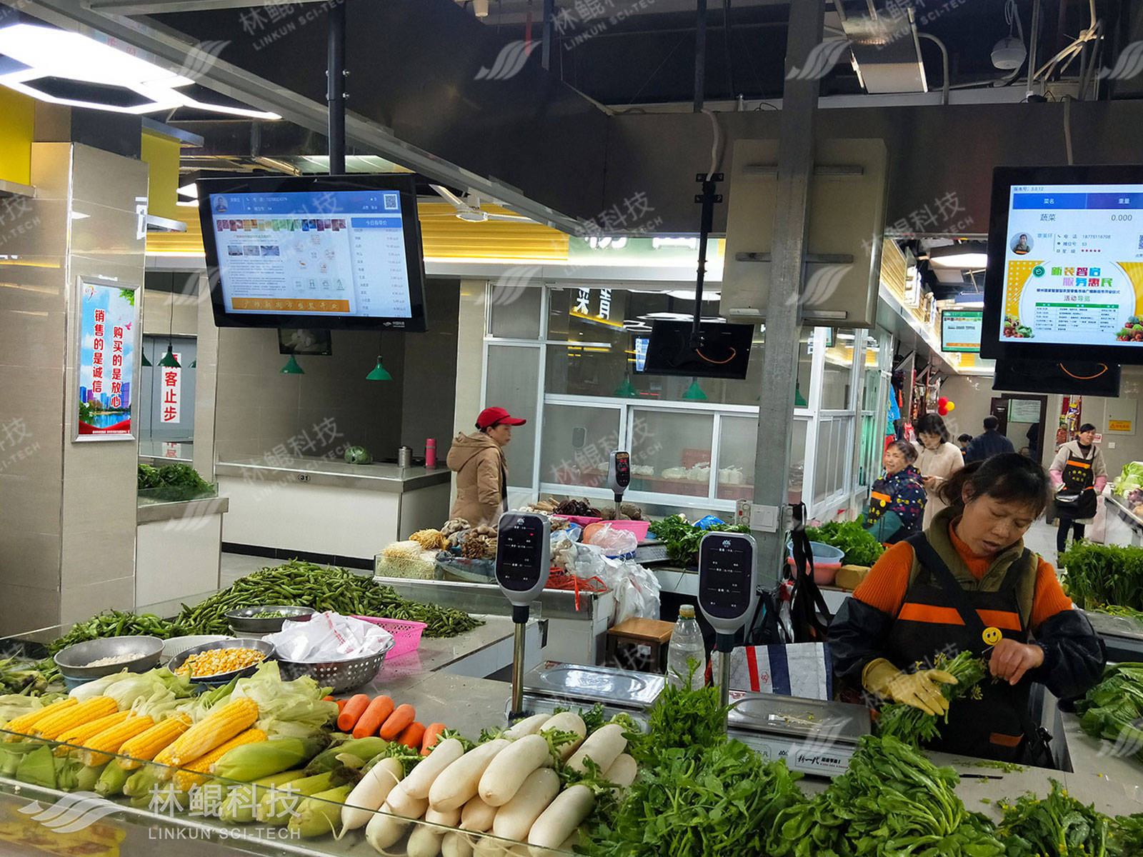 智慧农贸案例广雅新街市改造后成广西最高档次菜市场