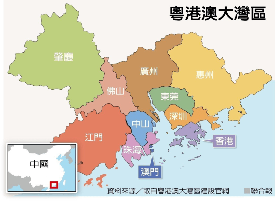 香港18区地图 区域划分图片