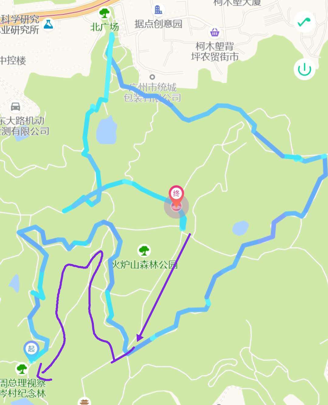 原创广州火炉山跑步10公里拉练好去处