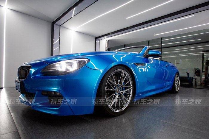 宝马640敞篷改装案例 升级梦幻白内饰