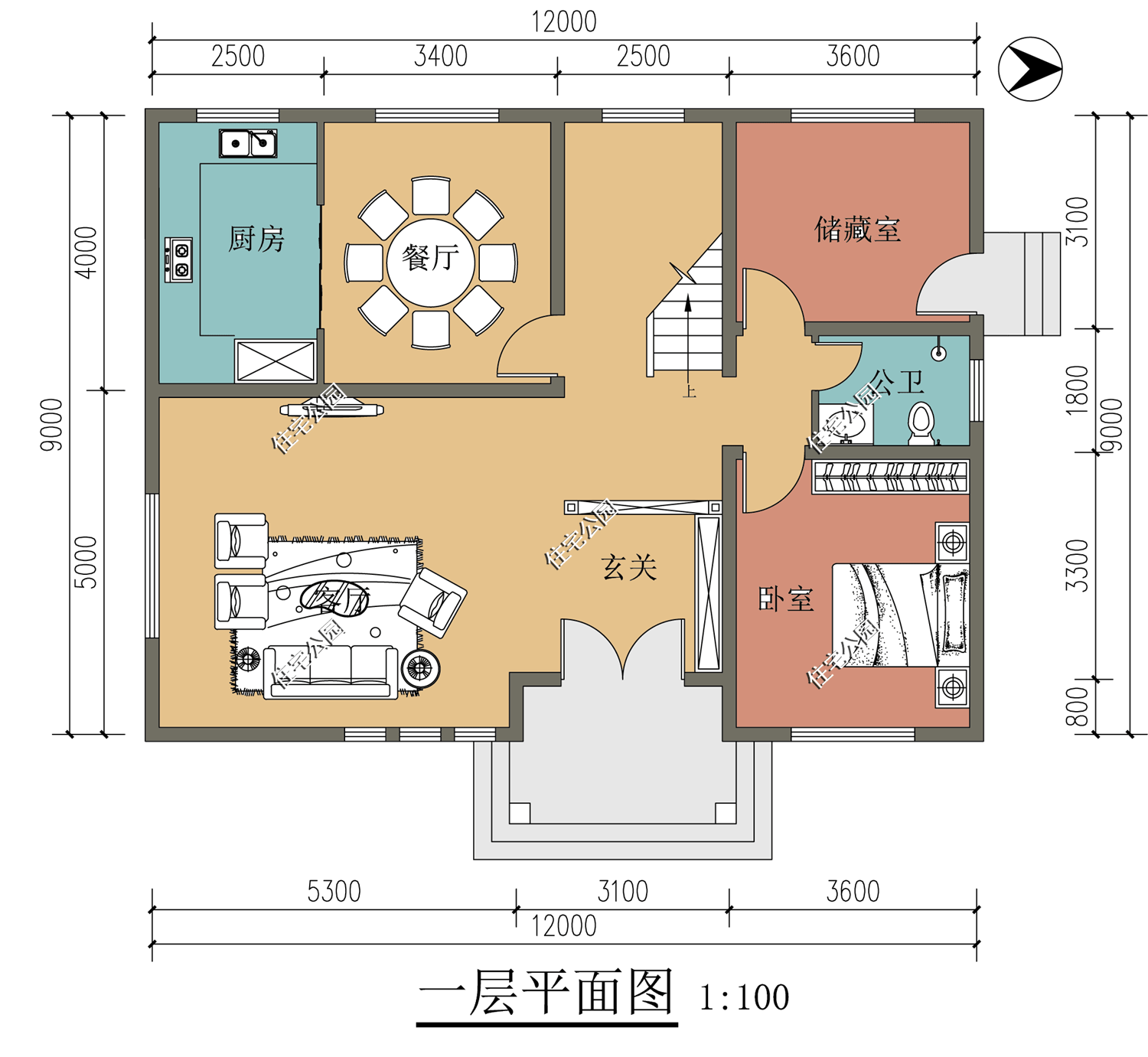 原創開間12米進深12米想建三層一二樓大廳懸空怎麼設計好