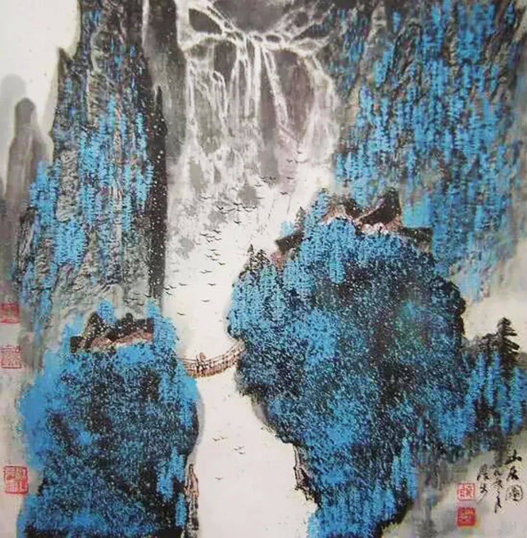 【砚边谈艺】张步:山水画的空间诗学和色彩美学_李可染