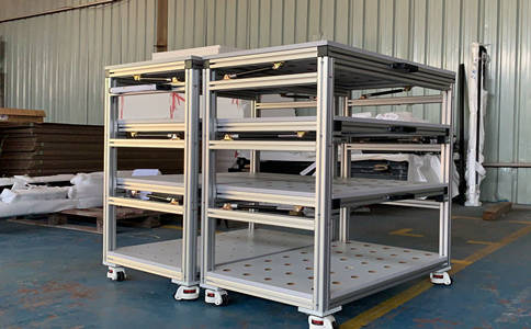 铝型材周转车一般做几层?