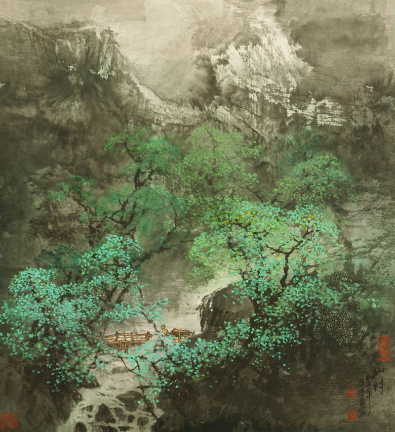 近水遥山皆有情:著名画家陈学良作品赏析