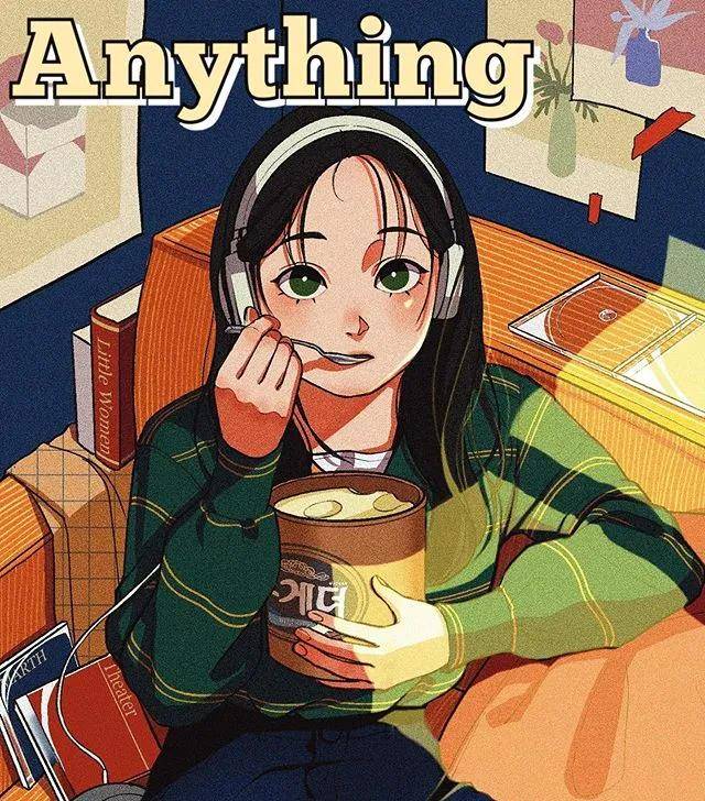 【插画】jung ss:恬静文艺的复古系少女