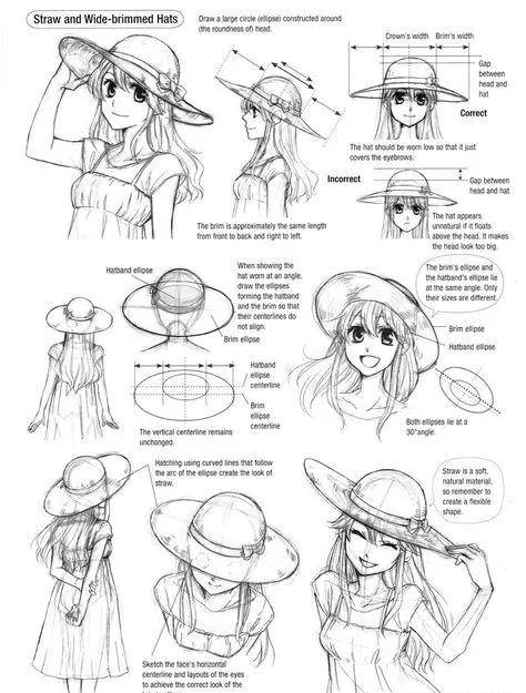 cg原画插画教程:帽子的绘画教程