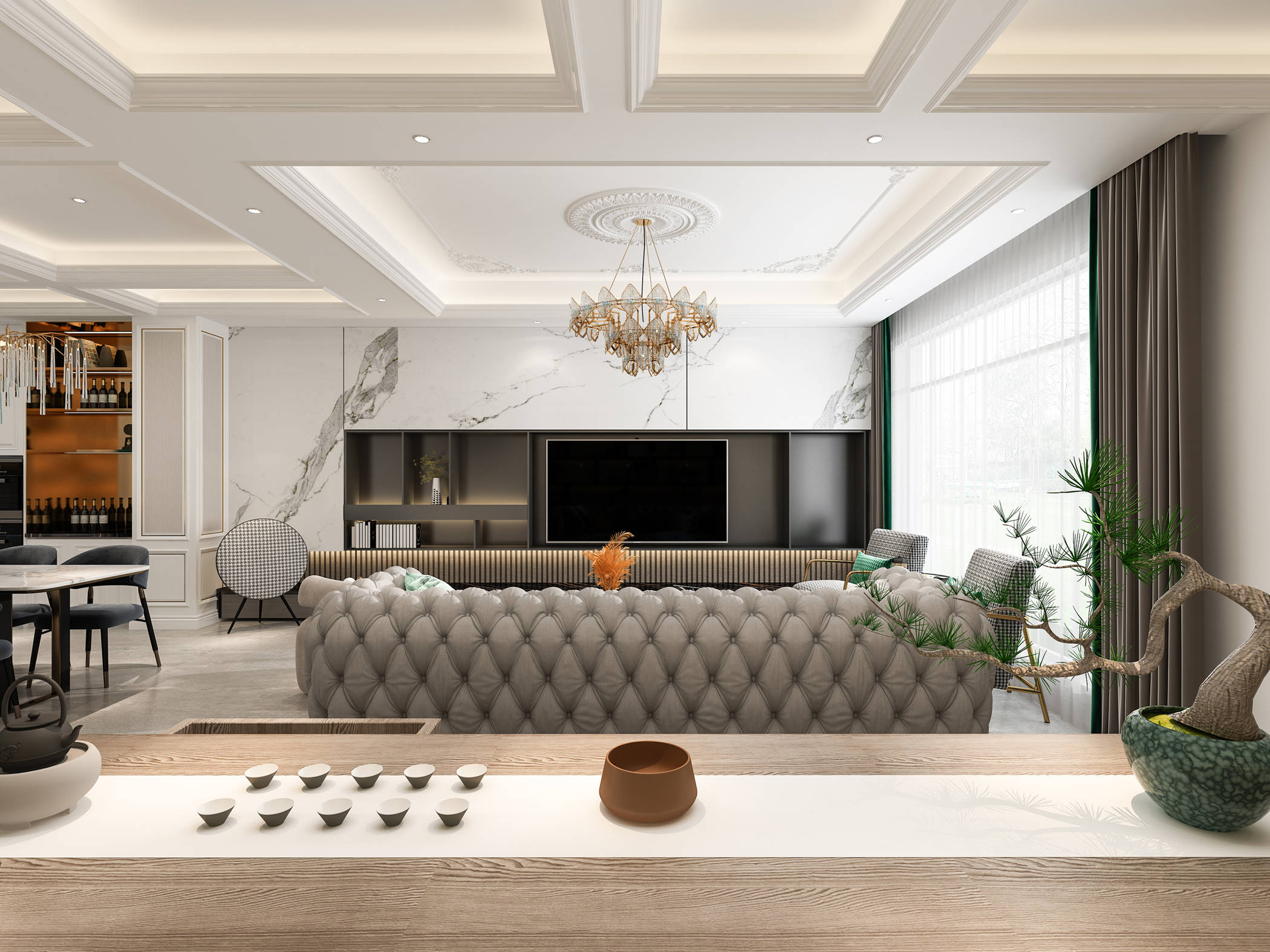 大连龙湖阳光城 | 云峰原著 178平下跃户型设计方案 户型解析_漆为