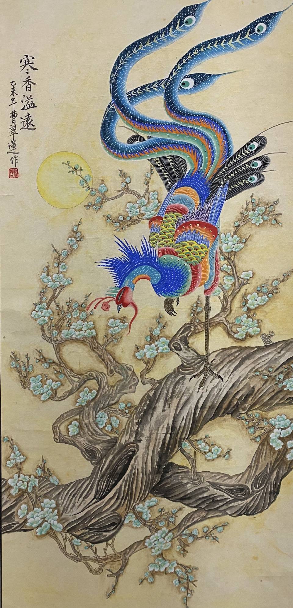 凤阳非遗600年凤画浴火重生,工艺色彩具有7种形象堪称皖北三绝