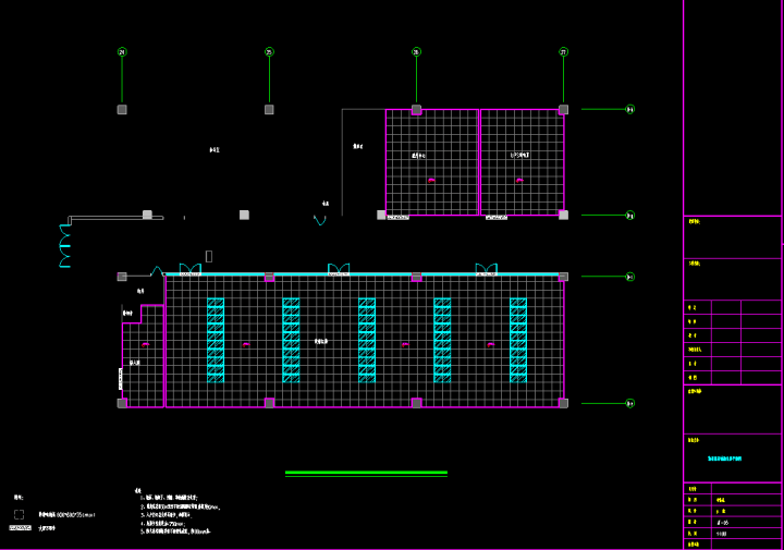 一套完整的数据中心机房图例dwg平面图系统图大样图