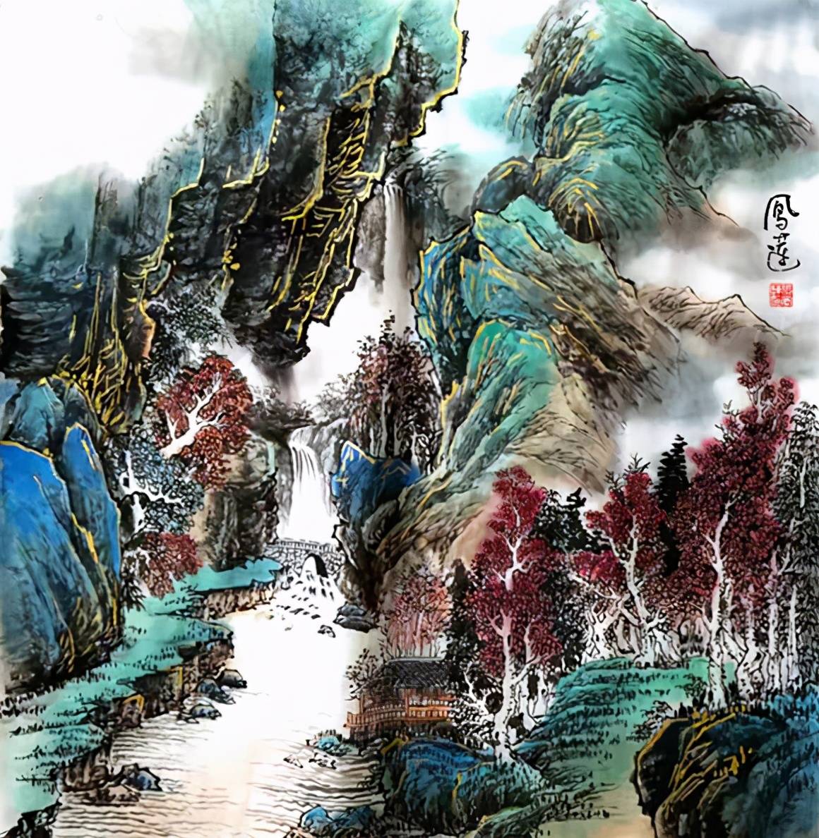 画家张凤莲墨韵恣意水气淋漓