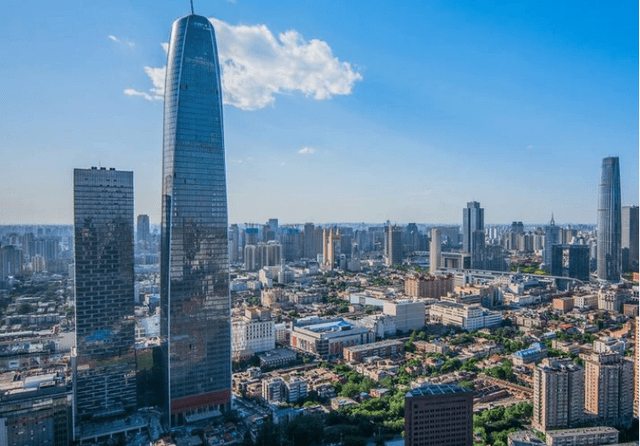天津滨海新区第一高楼图片