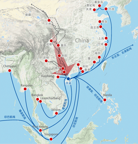 海南自由贸易港位置图图片