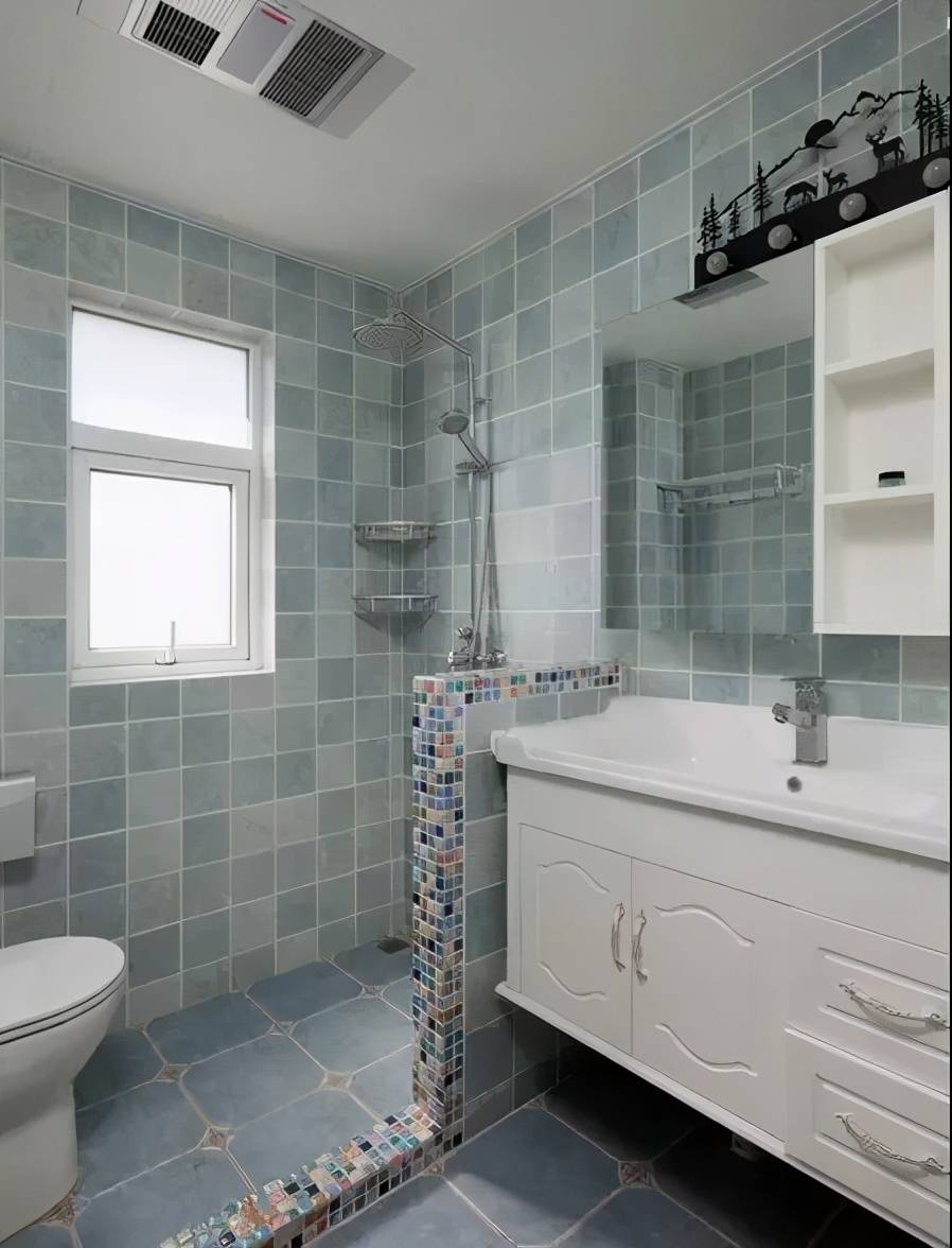 小户型卫生间自然要干湿分离,这样去做个隔断就好