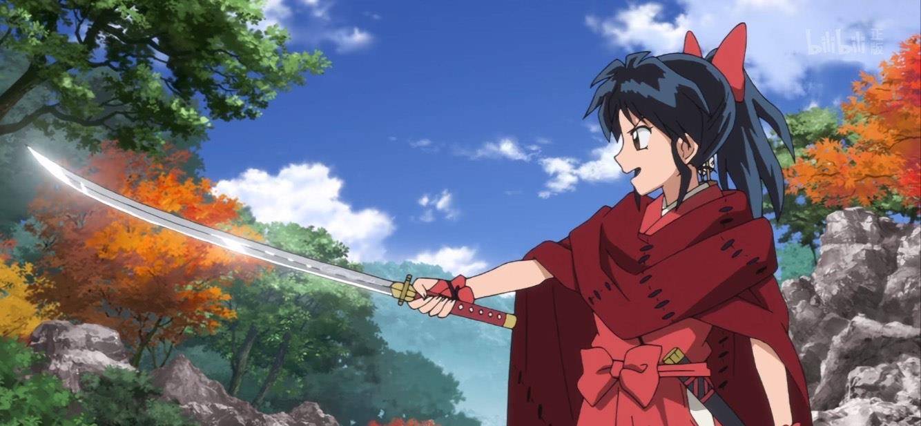 半妖的夜叉姬第二话:四魂之玉变成七彩珍珠,犬夜叉女儿太二了