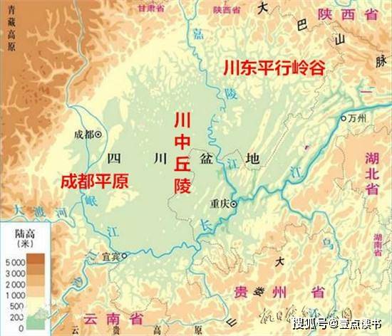 解析四川地形,中国的中流砥柱,无法解释的古蜀文明
