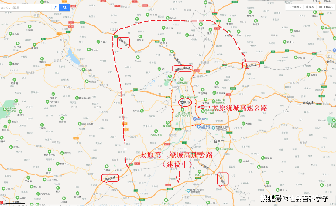 岚县西环公路图片