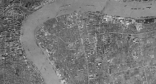 1969年浦东地区卫星照片 跟现在相比 变化有多大?_地图