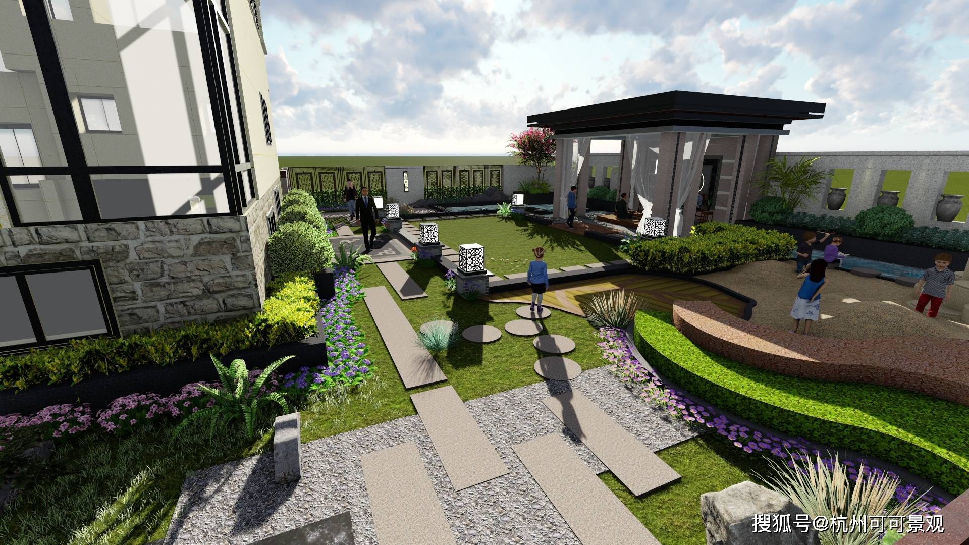 别墅花园设计:小型别墅花园怎么设计?3个技巧无论如何你该知道!_景观