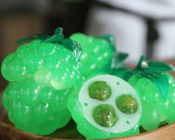 看到这绿莹莹的,就知道非常的健康了.