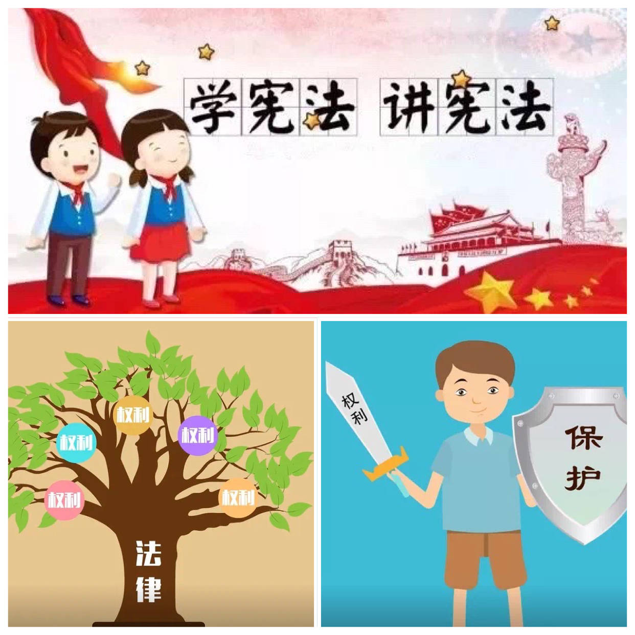 学宪法,懂宪法,做守法少年