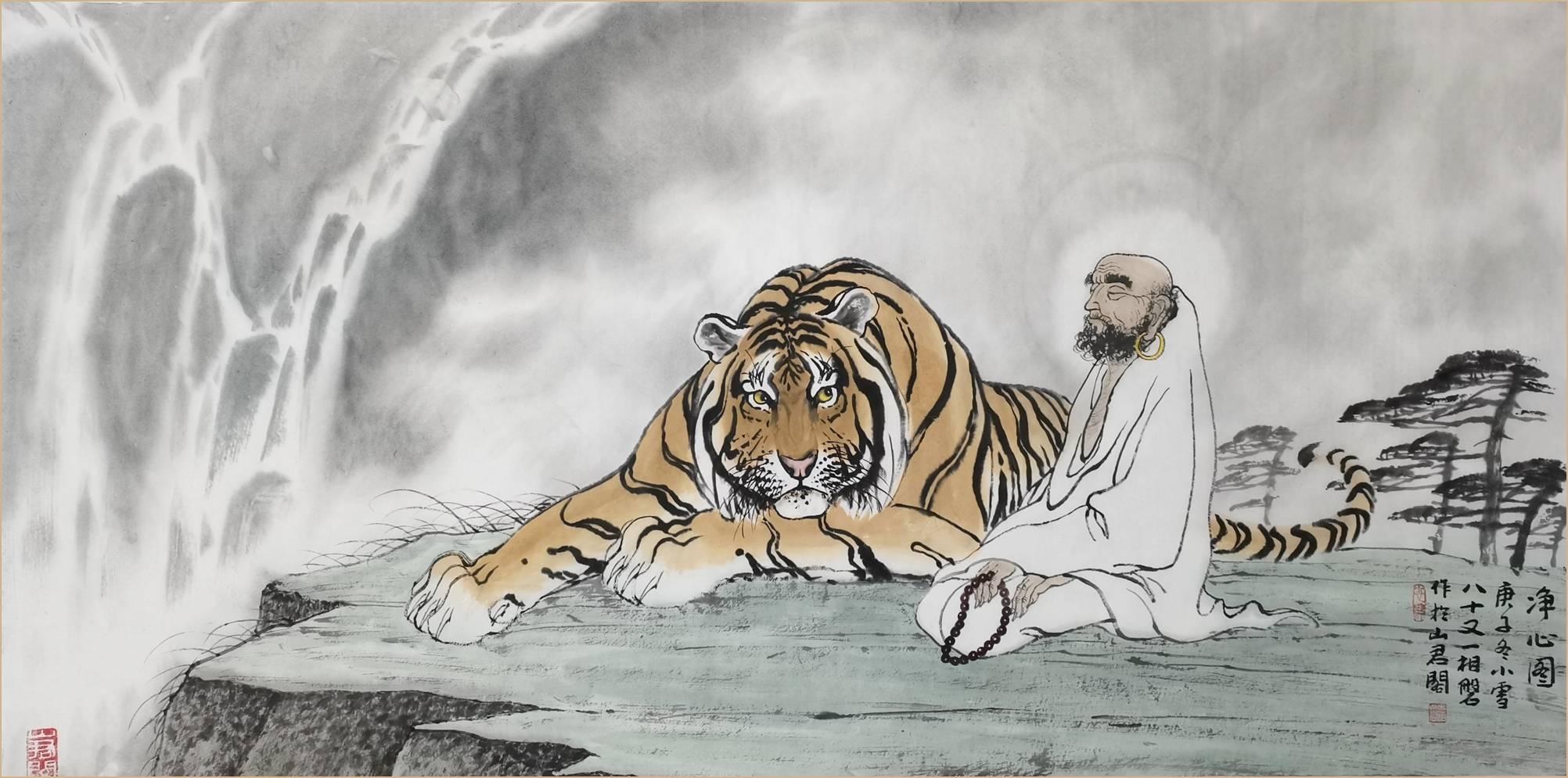 画虎世家第二代传人 光相磐 作品欣赏