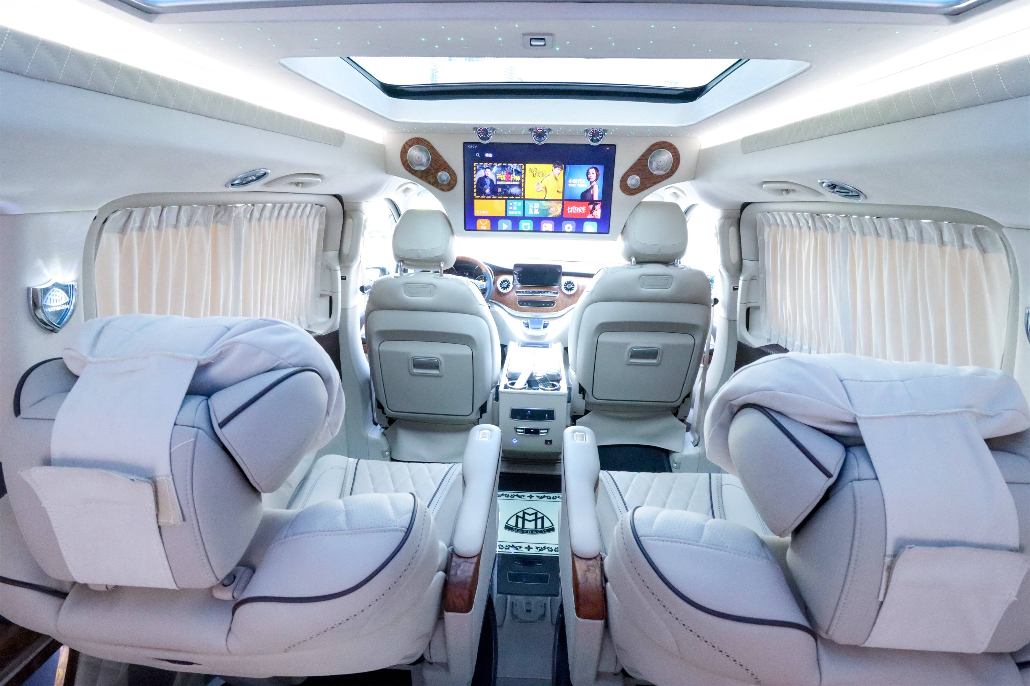 2021款奔驰迈巴赫vs980l9速空气悬架秒杀埃尔法