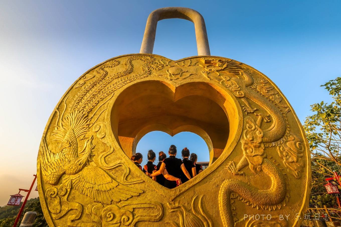 原创东莞经典地标打卡观音山旗袍盛宴冬日另类新玩法