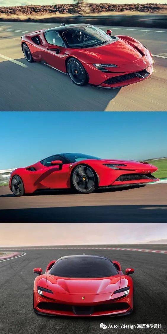 油与电的性感碰撞—法拉利sf90 spider【海耀设计分享】