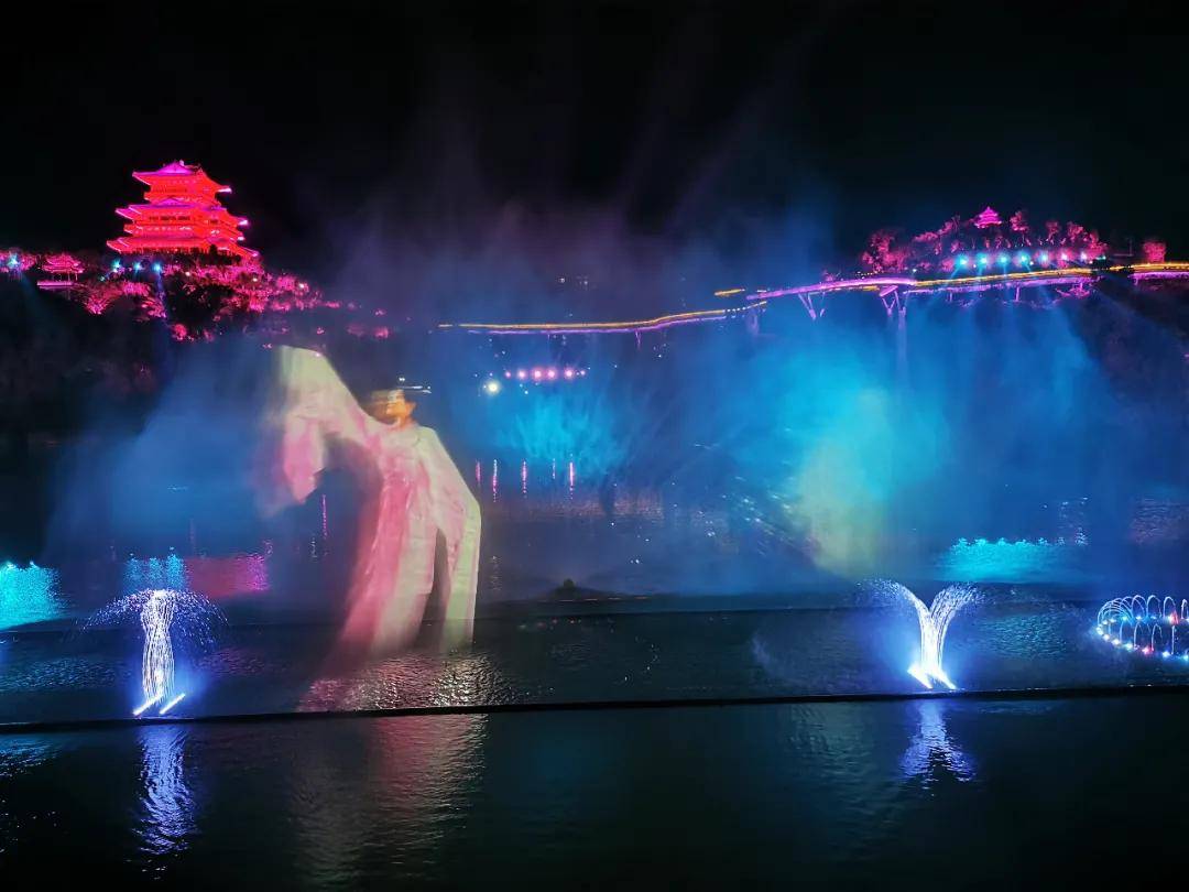 沙县的音乐喷泉秀你看过吗