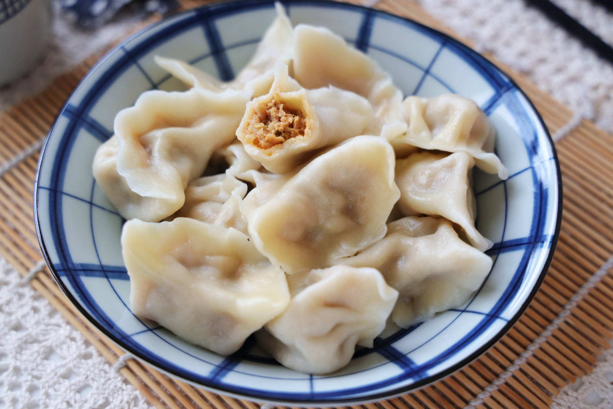 原创大葱猪肉饺子馅儿怎么调才好吃北方地道的做法味香料足真好吃