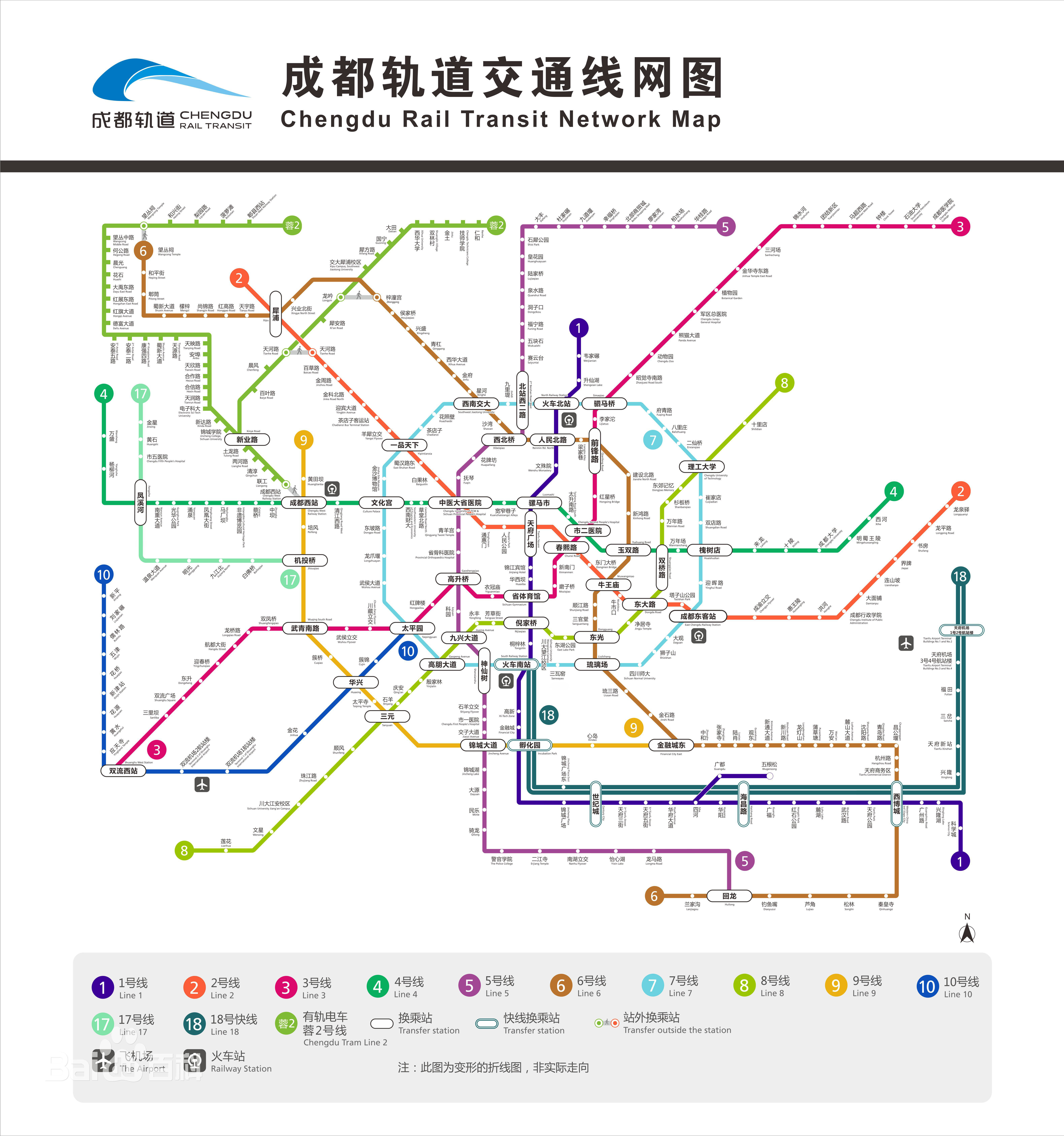 成都最新地铁地图2022图片