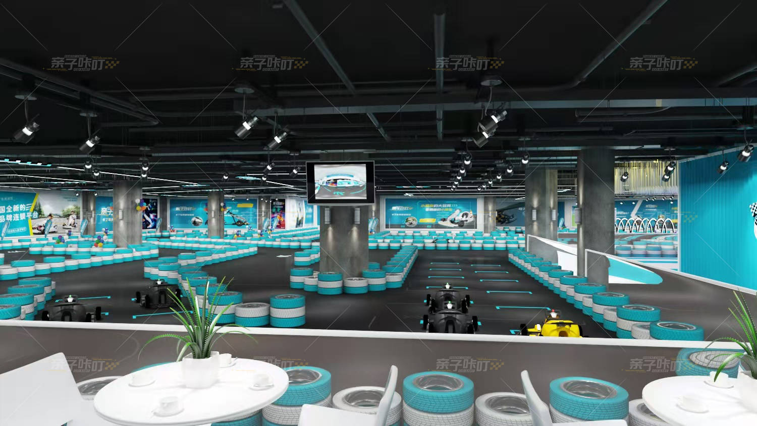 亲子咔叮 | 儿童卡丁车体验馆,室内室外同样精彩!