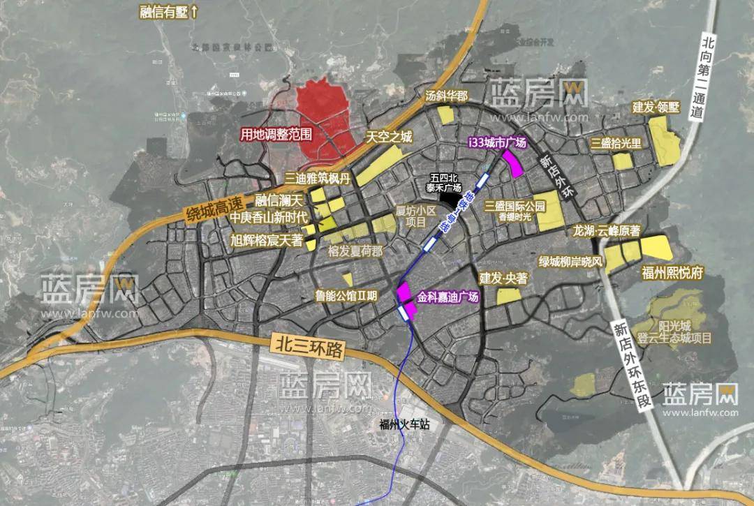 原创命途多舛时隔3个月福州五四北逾百亩宅地遭遇二次下架