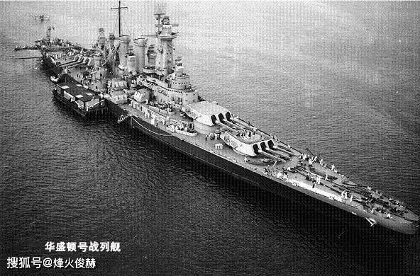 原创7万吨战列舰410毫米2万吨装甲美军战列舰远距离难以击穿