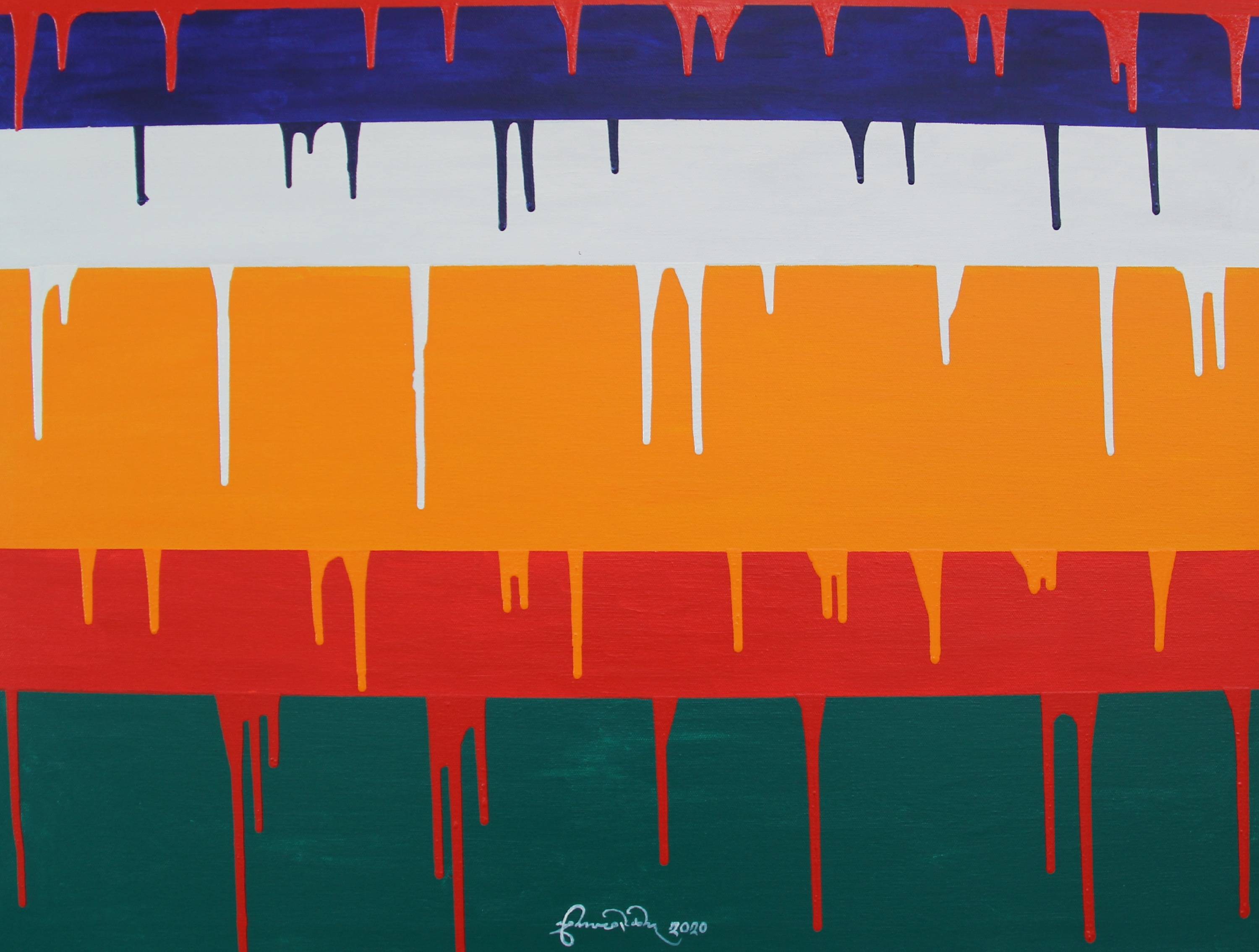 色彩,线条,色块等多变的元素是抽象艺术表达情感与叙述人性的艺术方式