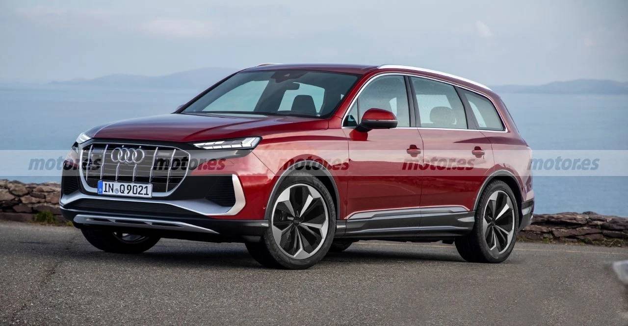 奥迪q9渲染图曝光名称专利已申请定位大型suv