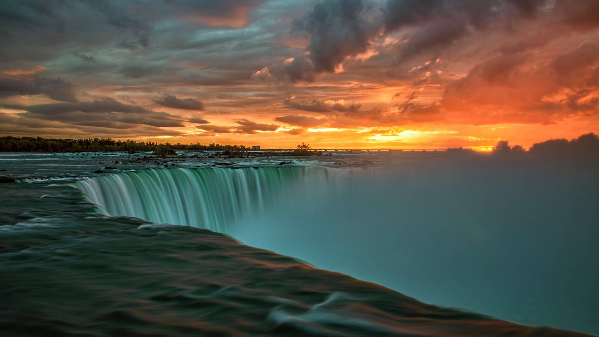 世界三大跨国瀑布雷神之水尼亚加拉瀑布niagarafalls