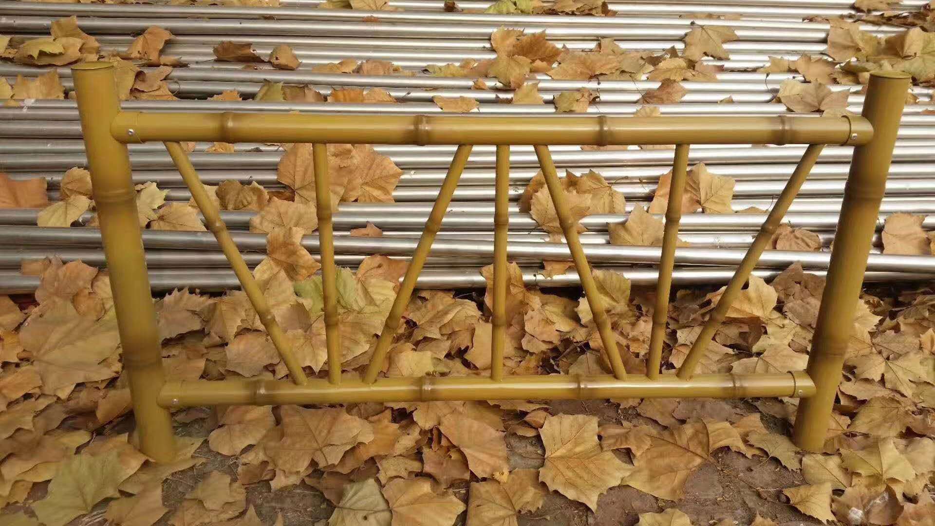 仿竹子护栏竹节式围栏新中式护栏美丽乡村竹子篱笆必备