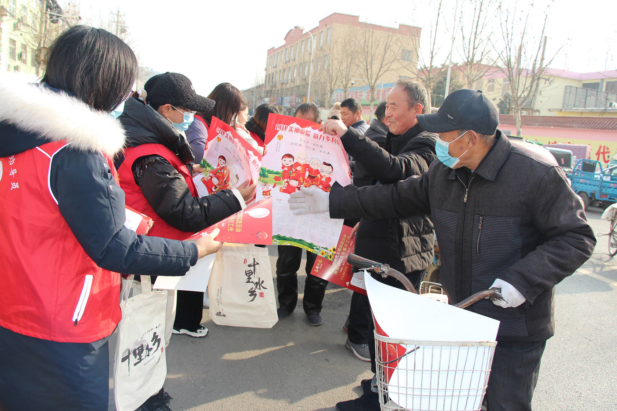 济宁高新区接庄街道开展推动移风易俗弘扬时代新风志愿宣传服务活动