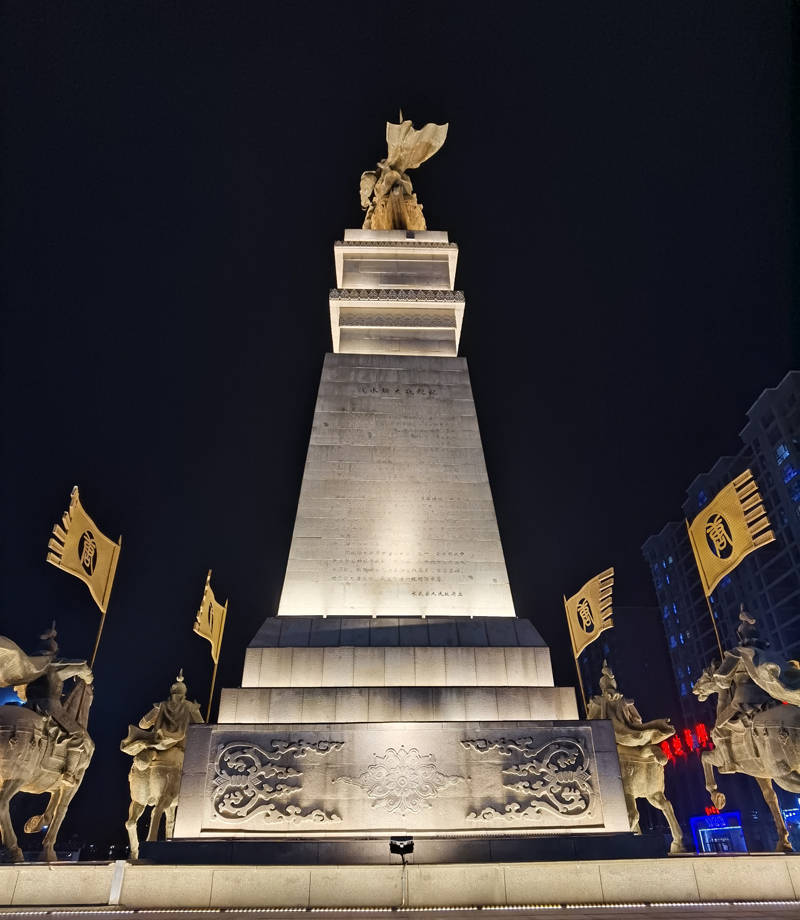 陕西长武县浅水塬大战雕塑欣赏