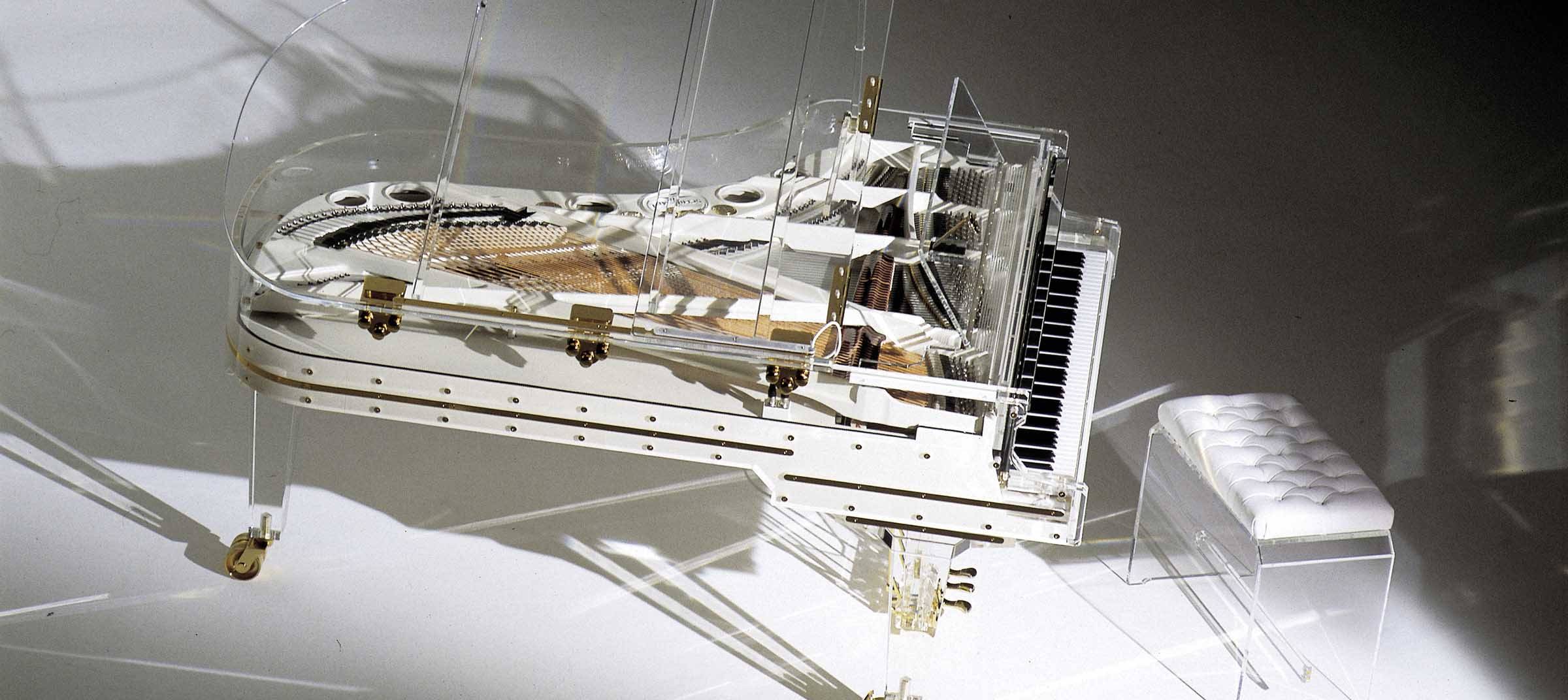 全球限量版水晶三角钢琴德国舒密尔k213g解析成都智音钢琴城