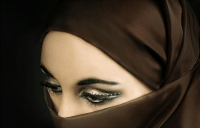 阿拉伯美女 蒙面图片