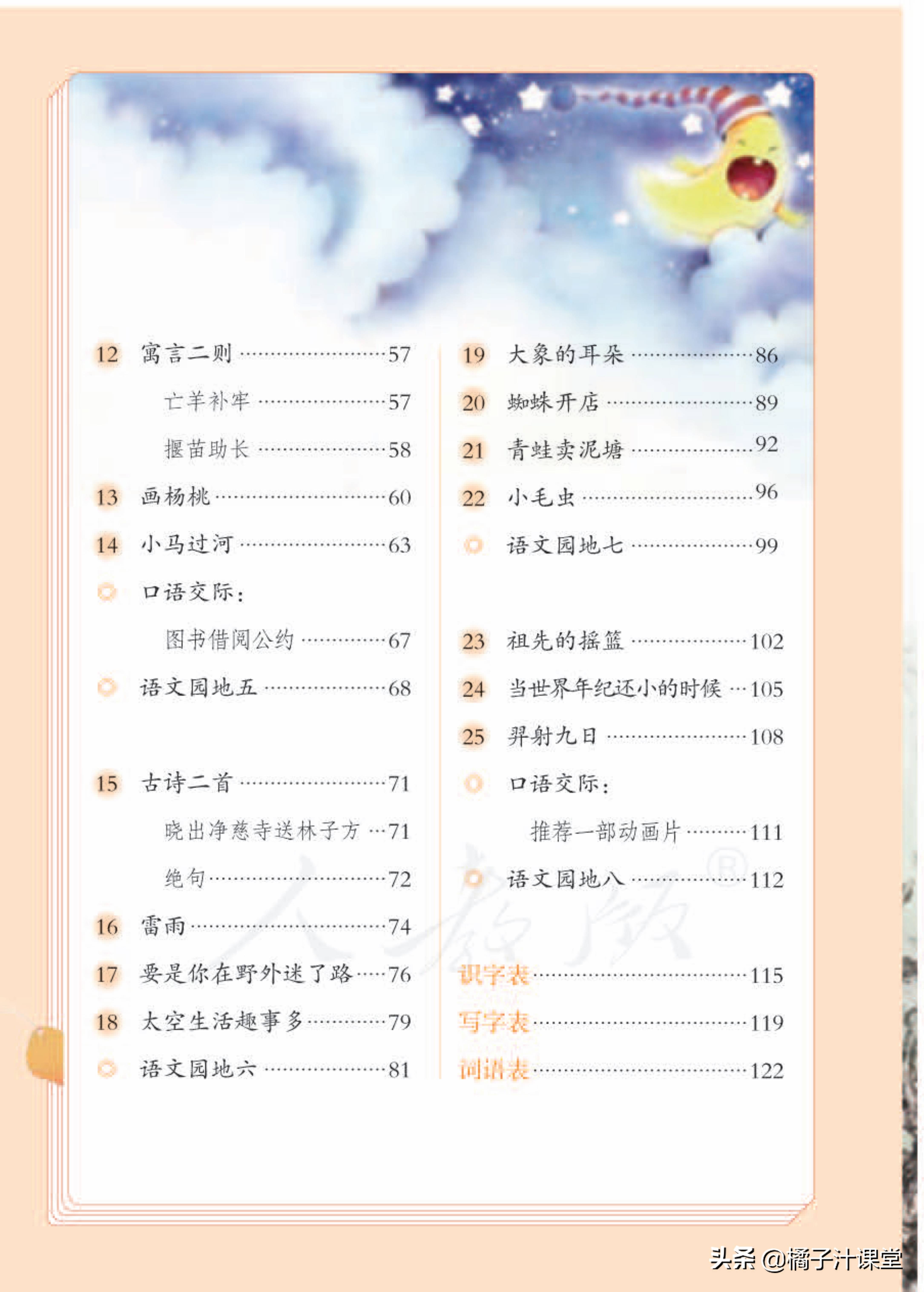 免费领最新教材!部编版语文1-6年级下册电子课本