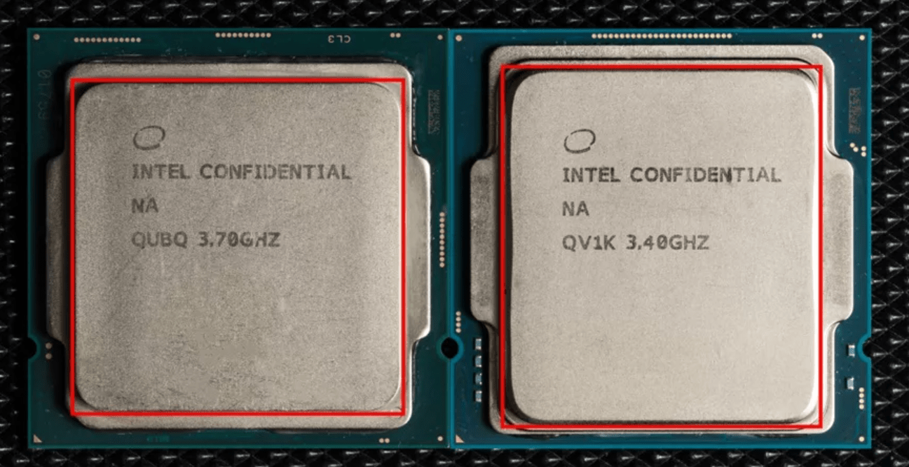 就一次拿到了三颗十一代酷睿桌面版的样品,包括core i7-11700,core i9