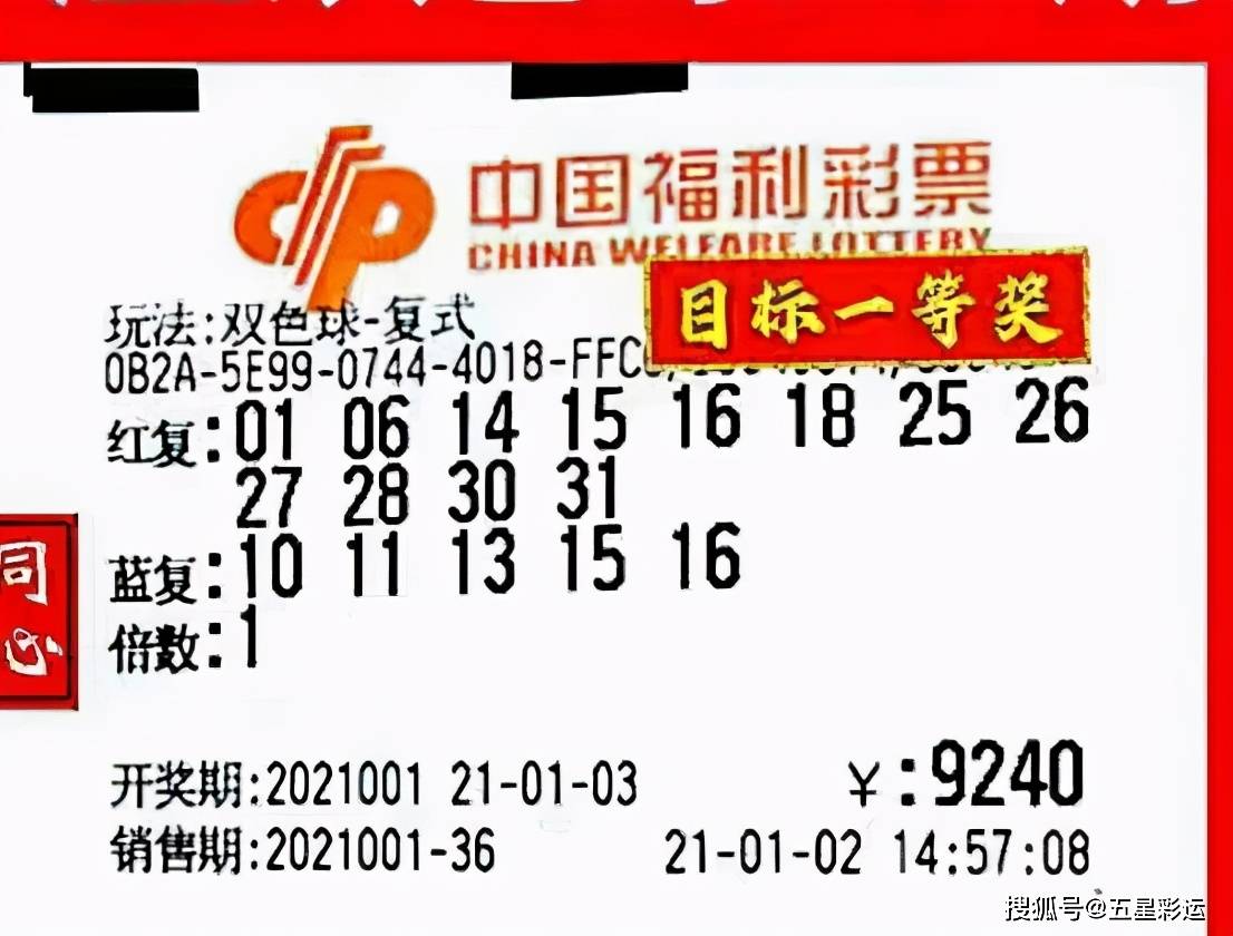 原創雙色球21001期曬票,2萬元大票再現,是守號還是機選號?