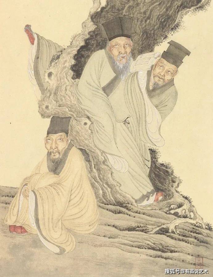 原创小伙自造古画把古人画成白眼在网上风靡一时