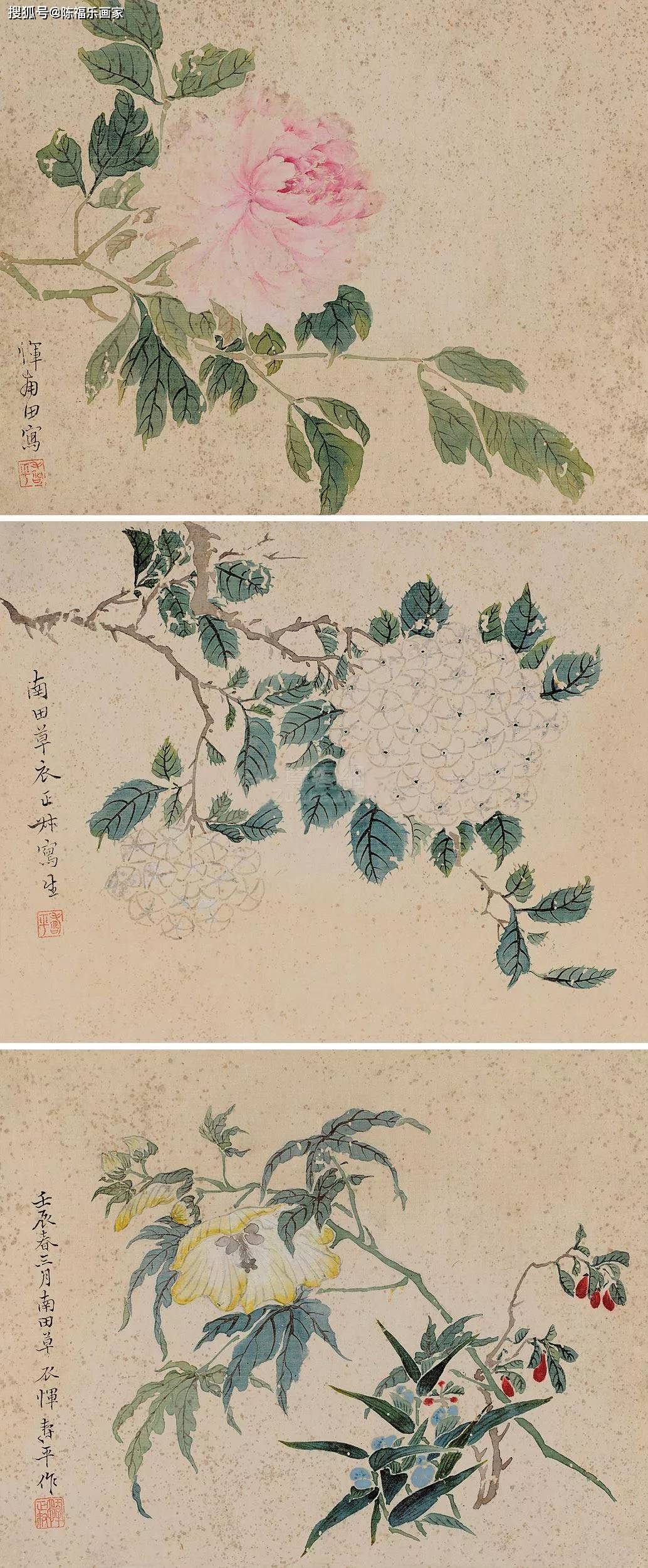 67他的quot没骨画非常神气独占一绝